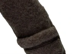 Mikk-line mørkebrun melange cardigan/jakke merinould